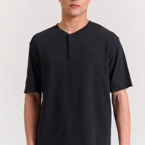 Relaxed fit cotton flame t-shirt