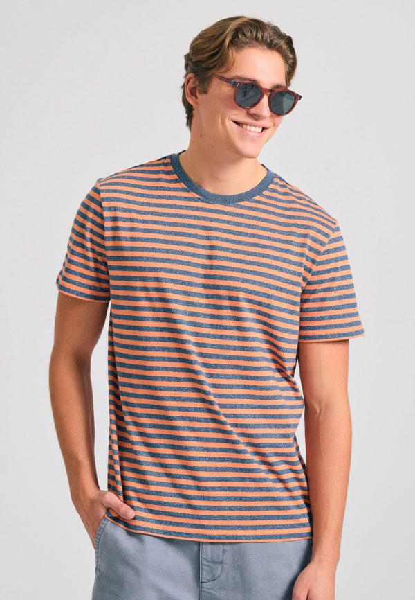 Yarn dyed stripped t-shirt